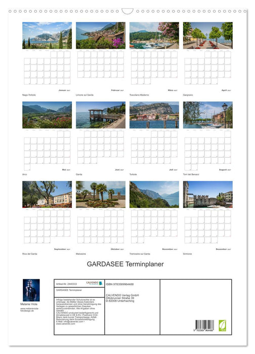 GARDASEE Terminplaner (CALVENDO Wandkalender 2027)