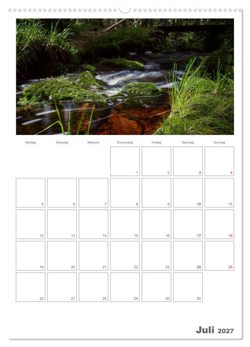 Harzer Wasserwelten (CALVENDO Premium Wandkalender 2027)