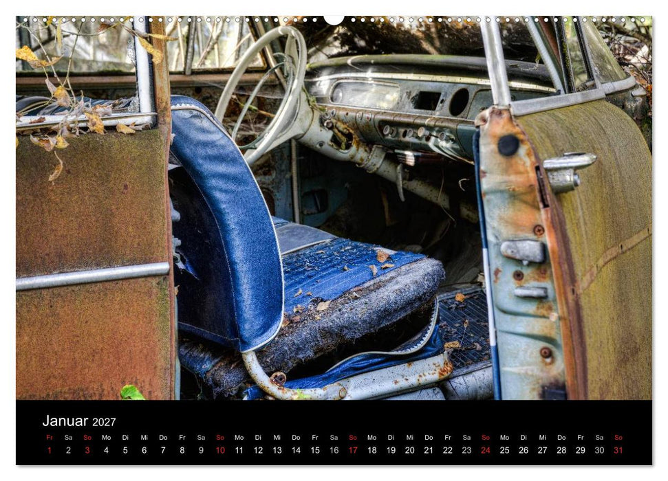 Autos, abgestellt und vergessen (CALVENDO Wandkalender 2027)
