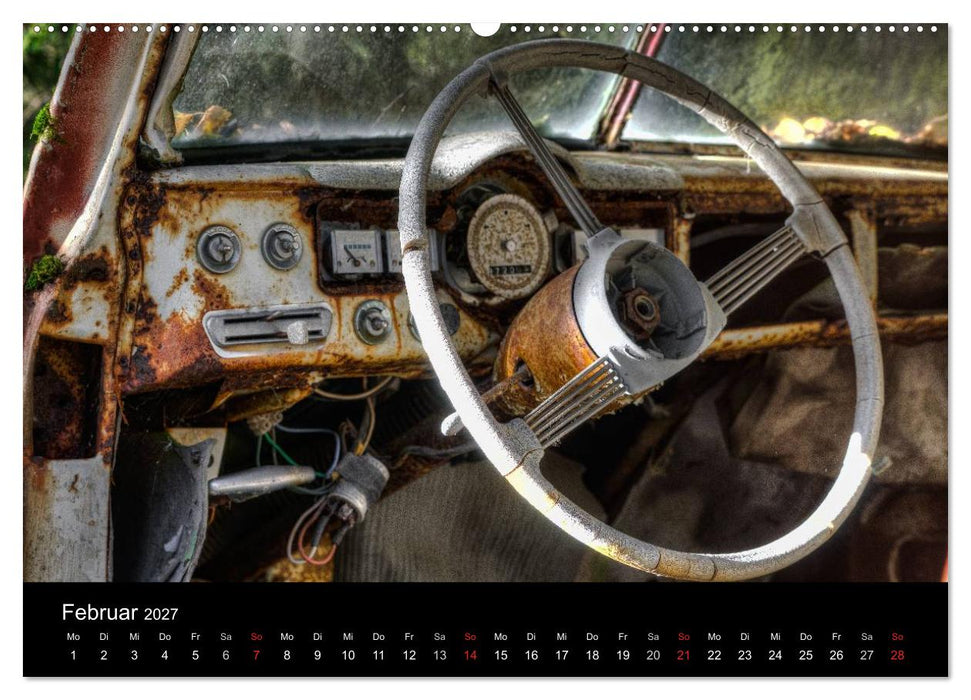 Autos, abgestellt und vergessen (CALVENDO Wandkalender 2027)