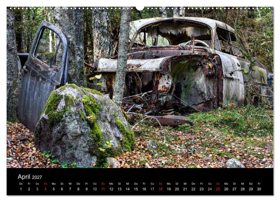 Autos, abgestellt und vergessen (CALVENDO Wandkalender 2027)