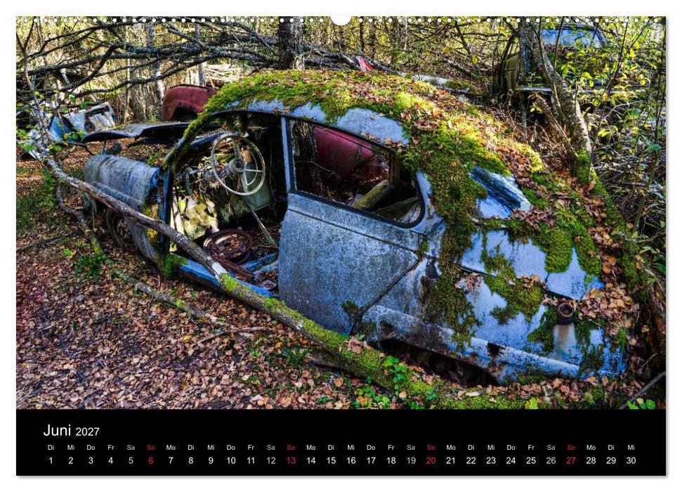 Autos, abgestellt und vergessen (CALVENDO Wandkalender 2027)