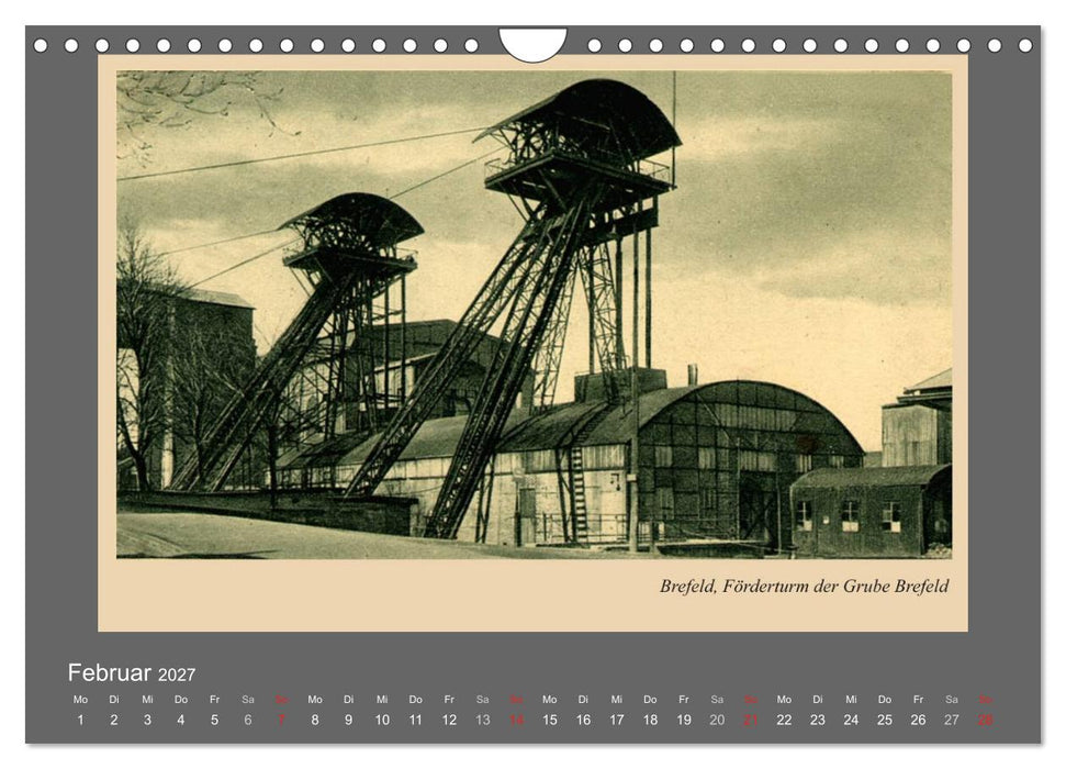 Saarland - vunn domols (frieher), Industrieanlagen (CALVENDO Wandkalender 2027)