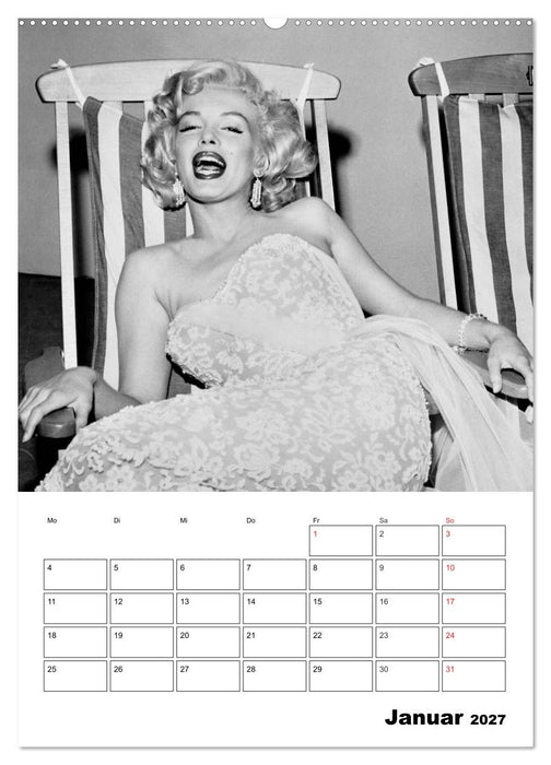 Marilyn Monroe. Weltstar und Sexsymbol (CALVENDO Premium Wandkalender 2027)