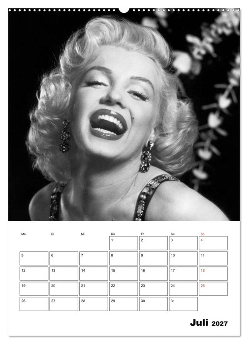 Marilyn Monroe. Weltstar und Sexsymbol (CALVENDO Premium Wandkalender 2027)