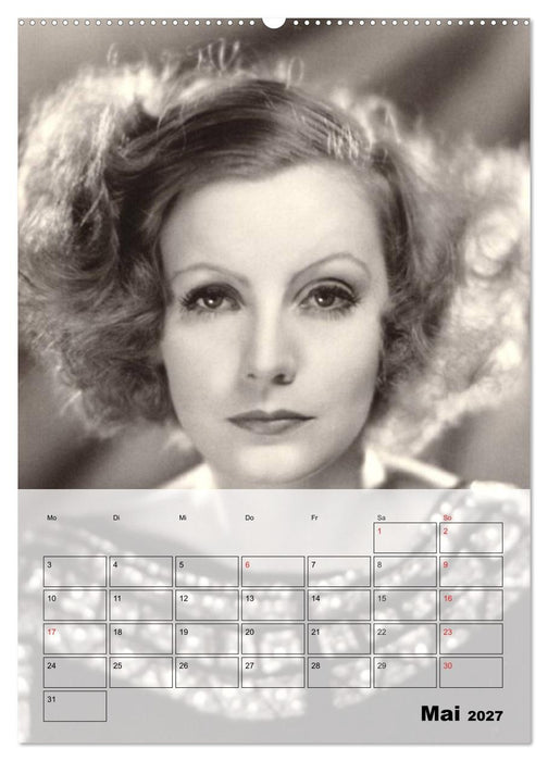 Filmstars der goldenen Leinwandjahre (CALVENDO Premium Wandkalender 2027)
