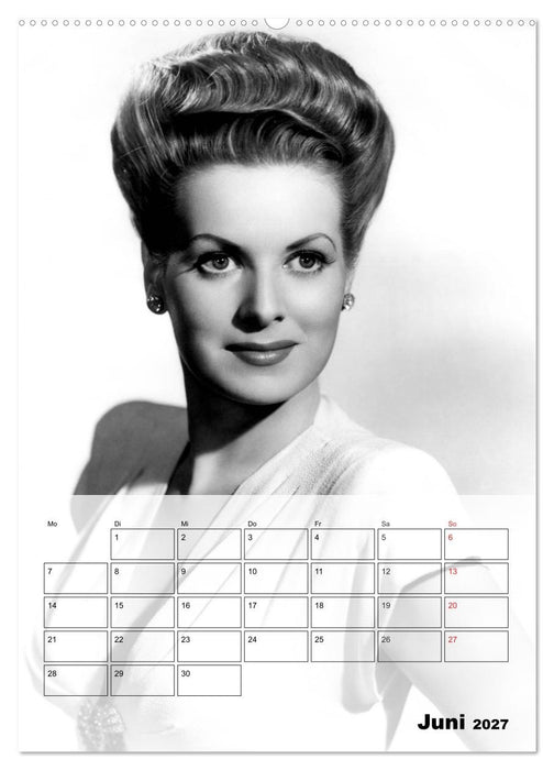 Filmstars der goldenen Leinwandjahre (CALVENDO Premium Wandkalender 2027)