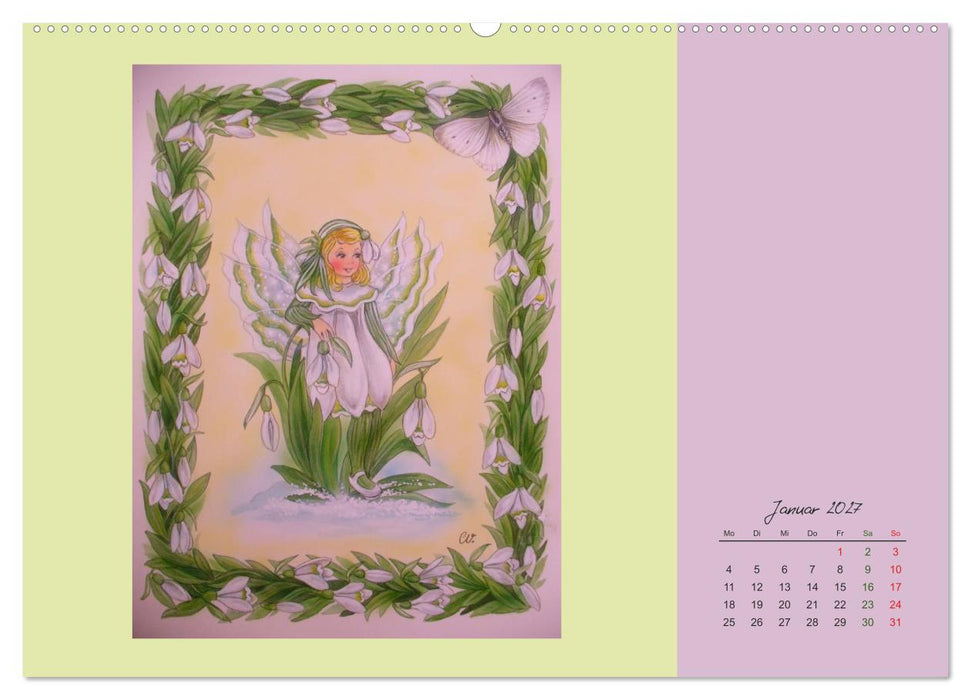 Blumen Elfen (CALVENDO Premium Wandkalender 2027)