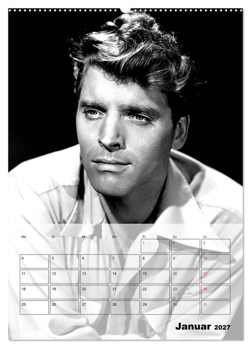 Filmstars - Legenden der goldenen Filmjahre (CALVENDO Wandkalender 2027)