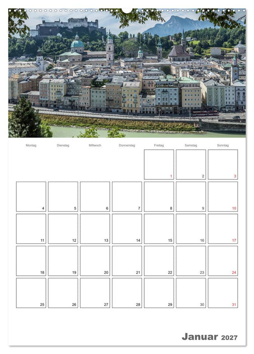Bezauberndes SALZBURG / Terminplaner (CALVENDO Wandkalender 2027)