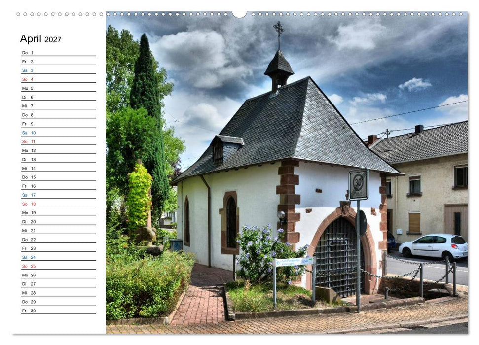 Sa(ar)krale Baukunst - Kapellen im Saarland (CALVENDO Wandkalender 2027)