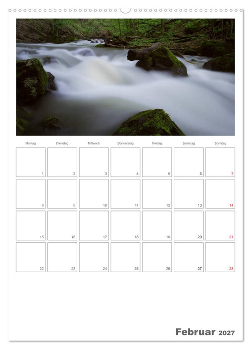 Harzer Wasserwelten (CALVENDO Wandkalender 2027)