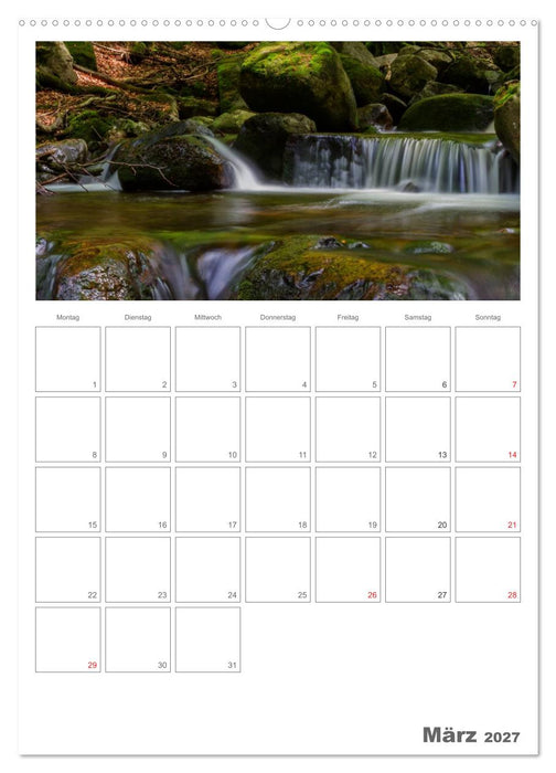 Harzer Wasserwelten (CALVENDO Wandkalender 2027)