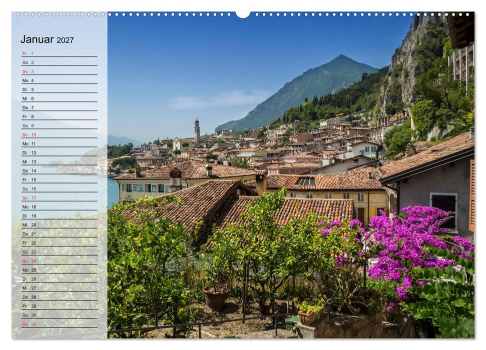 GARDASEE Idyllische Orte (CALVENDO Wandkalender 2027)