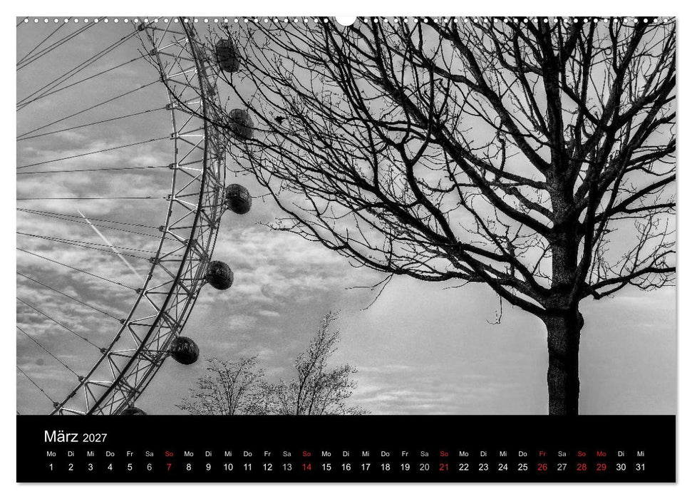 Unterwegs in London (CALVENDO Wandkalender 2027)