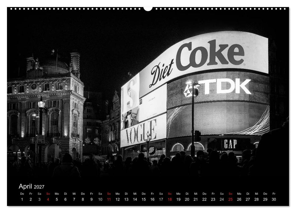 Unterwegs in London (CALVENDO Wandkalender 2027)