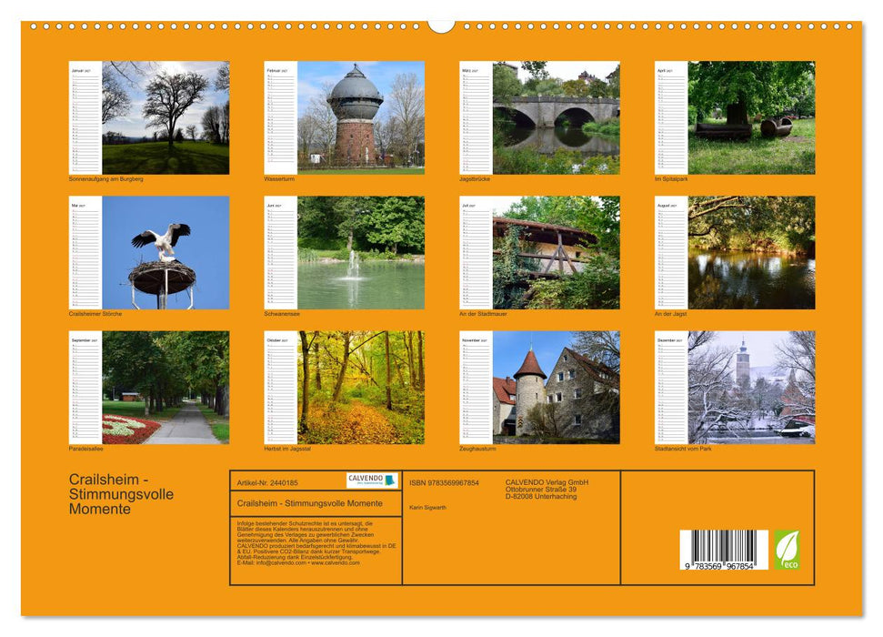 Crailsheim - Stimmungsvolle Momente (CALVENDO Premium Wandkalender 2027)