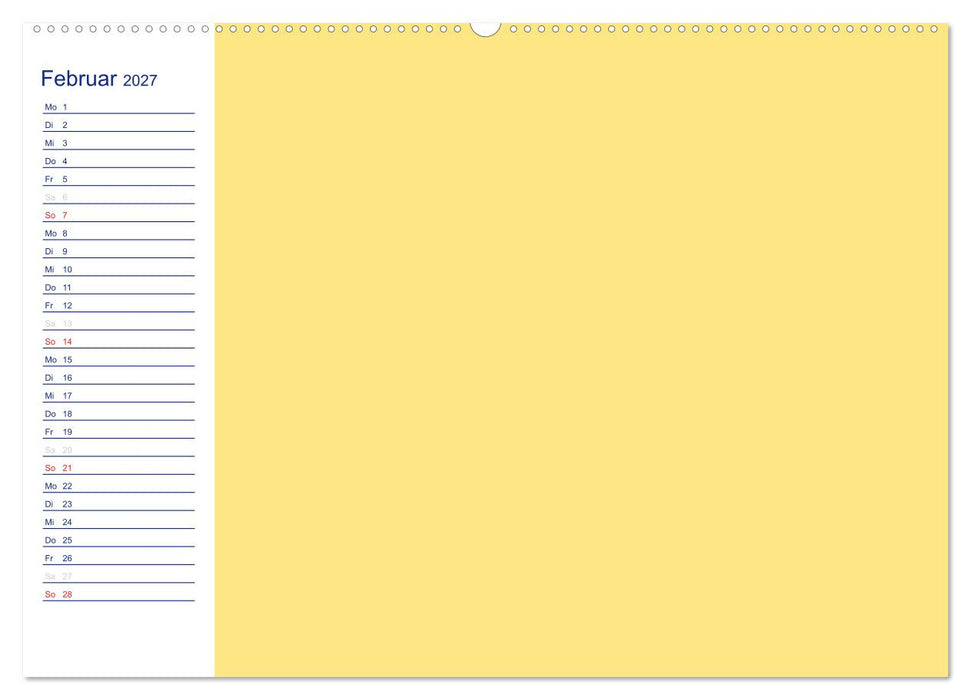 Farbiger Bastelkalender (CALVENDO Wandkalender 2027)