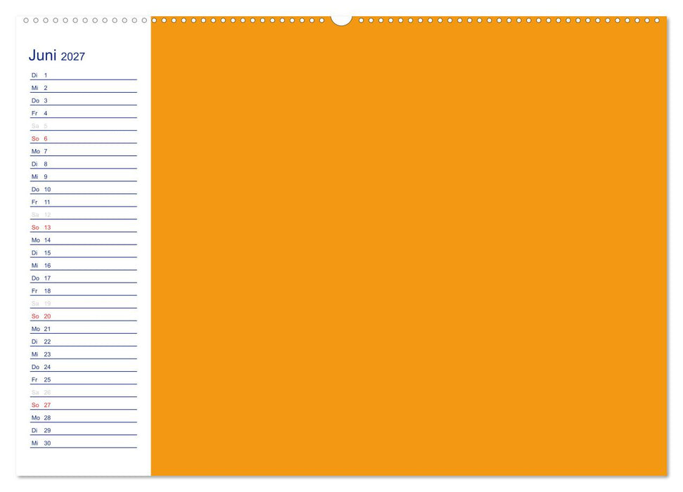 Farbiger Bastelkalender (CALVENDO Wandkalender 2027)