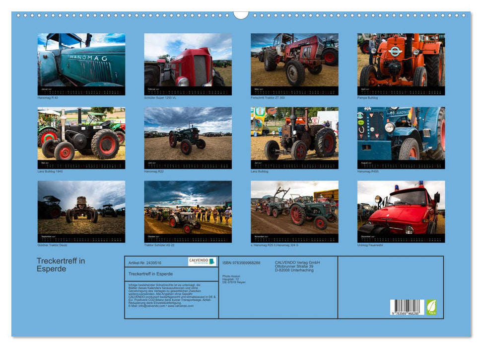 Treckertreff in Esperde (CALVENDO Wandkalender 2027)