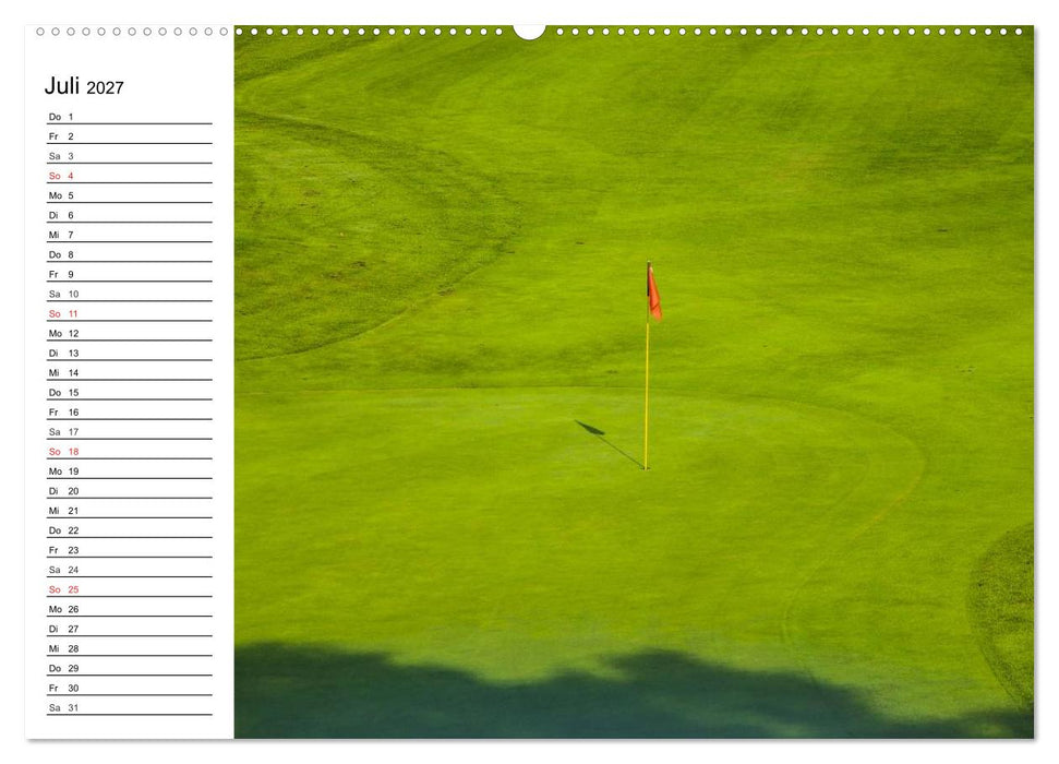 Abenteuer Golfspielen. Impressionen (CALVENDO Premium Wandkalender 2027)