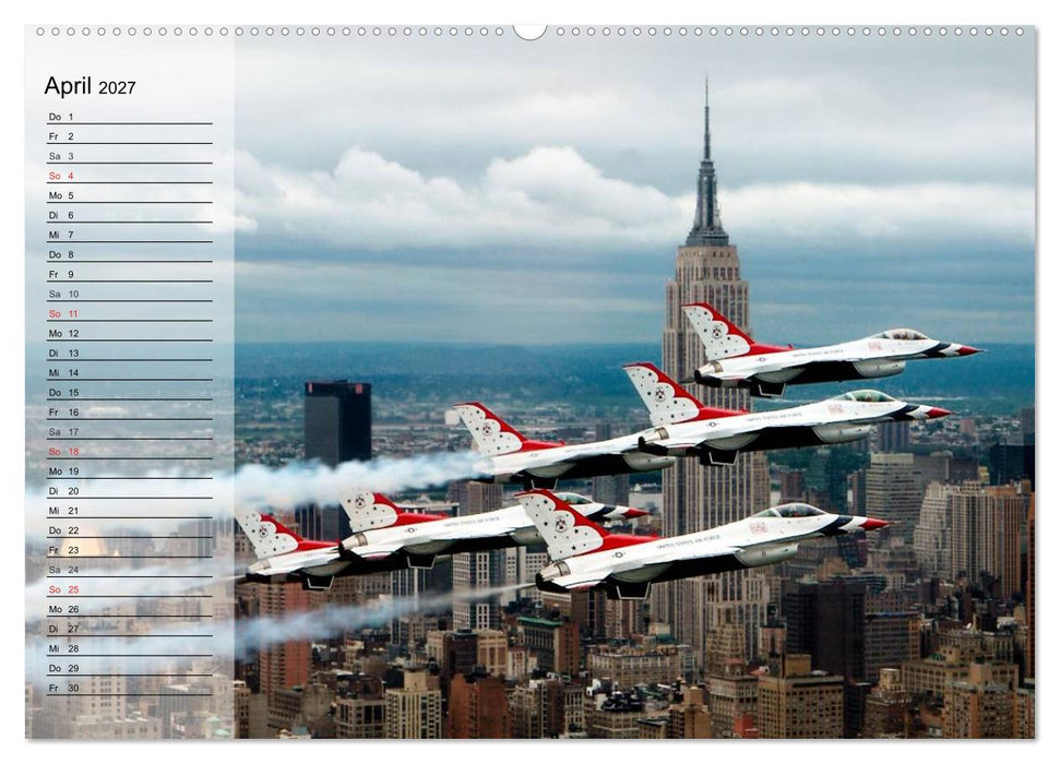 Kampfflugzeuge USA (CALVENDO Premium Wandkalender 2027)