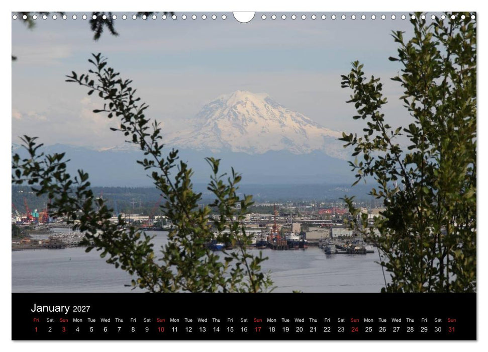 From Pacific to the Mountains 2027 (CALVENDO Monthly Calendar 2027)