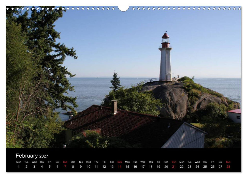 From Pacific to the Mountains 2027 (CALVENDO Monthly Calendar 2027)