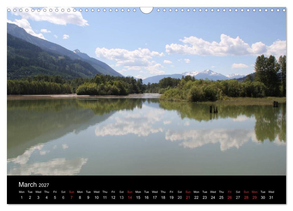 From Pacific to the Mountains 2027 (CALVENDO Monthly Calendar 2027)