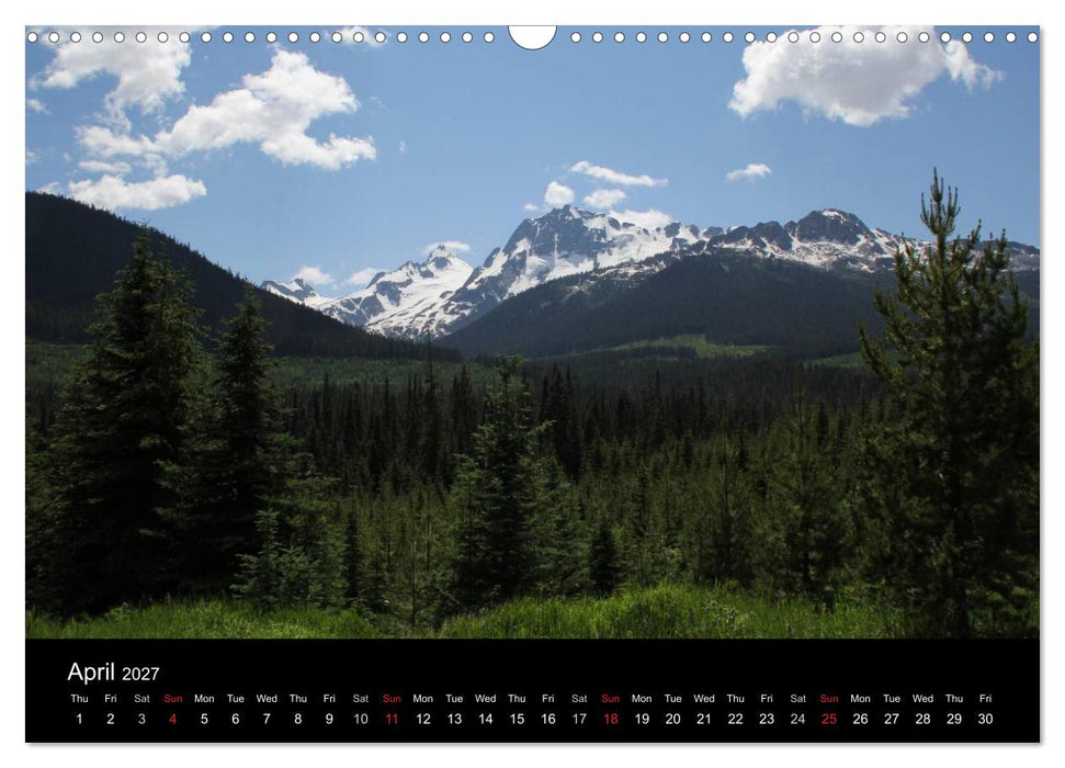 From Pacific to the Mountains 2027 (CALVENDO Monthly Calendar 2027)