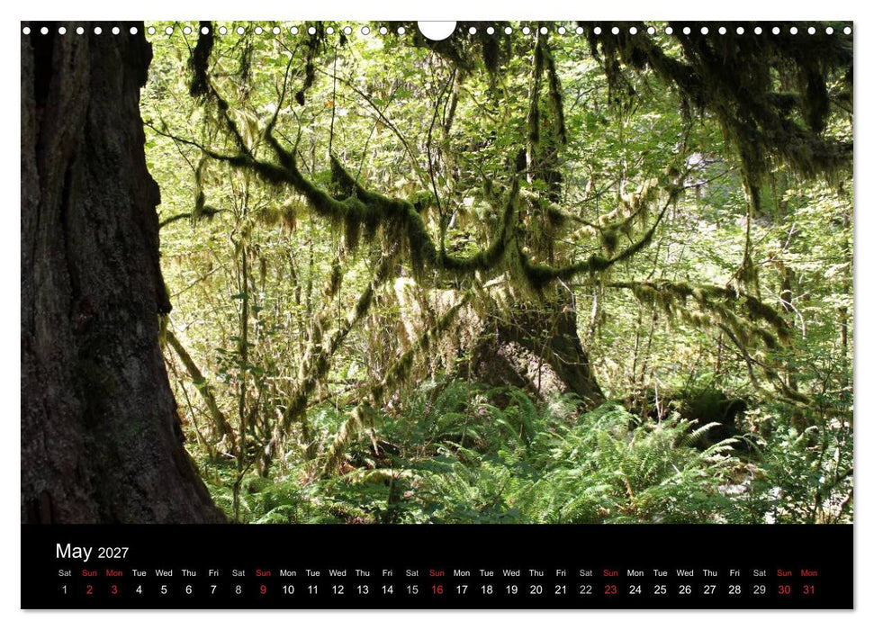 From Pacific to the Mountains 2027 (CALVENDO Monthly Calendar 2027)