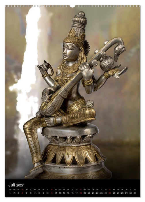 SKULPTUREN Hinduistische Göttinnen und Götter • Buddhas (CALVENDO Premium Wandkalender 2027)