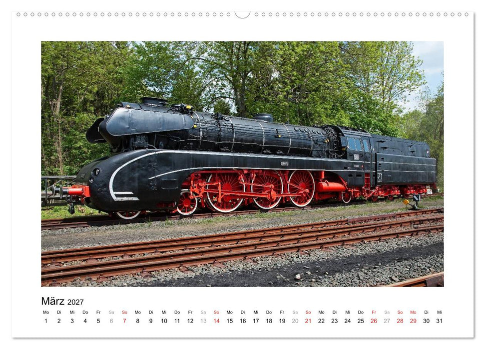 Unter Dampf - Dampflokromantik (CALVENDO Wandkalender 2027)