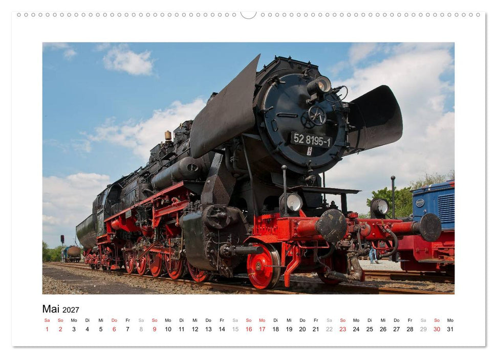 Unter Dampf - Dampflokromantik (CALVENDO Wandkalender 2027)