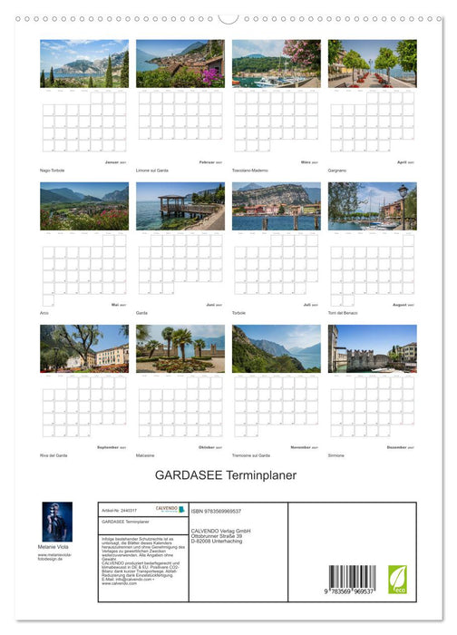 GARDASEE Terminplaner (CALVENDO Premium Wandkalender 2027)