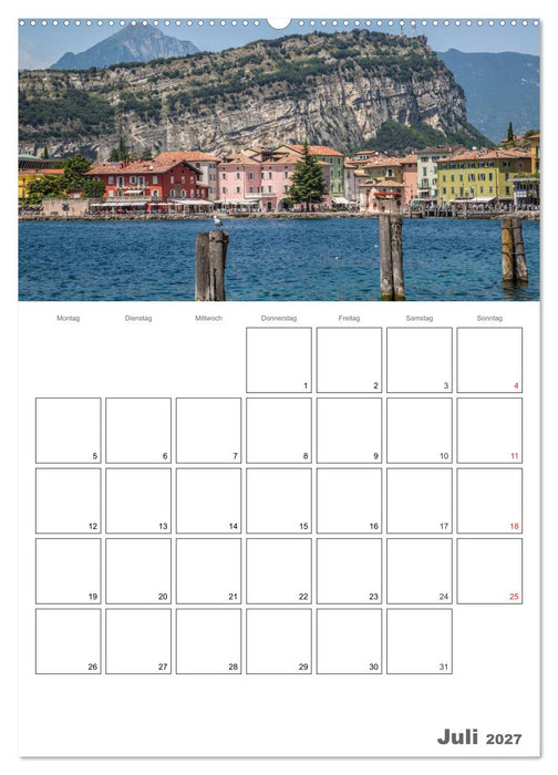 GARDASEE Terminplaner (CALVENDO Premium Wandkalender 2027)