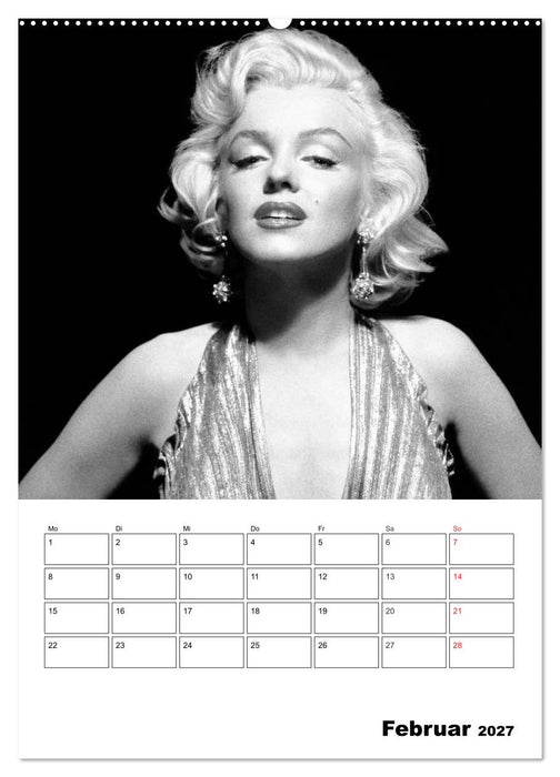 Marilyn Monroe. Weltstar und Sexsymbol (CALVENDO Wandkalender 2027)