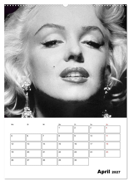 Marilyn Monroe. Weltstar und Sexsymbol (CALVENDO Wandkalender 2027)