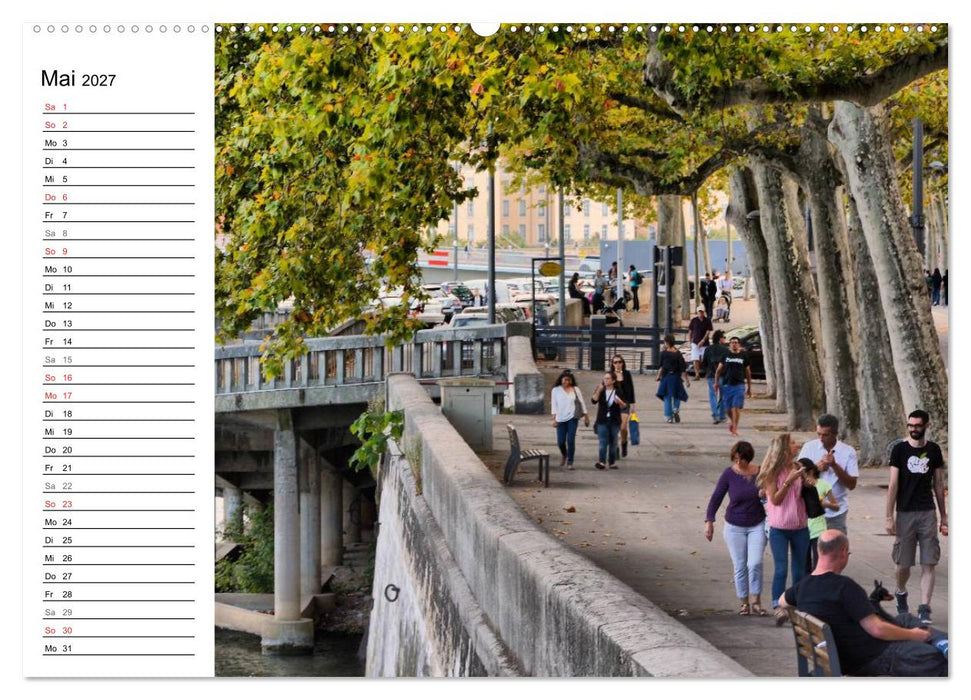 Frankreichs große Städte - Lyon (CALVENDO Premium Wandkalender 2027)