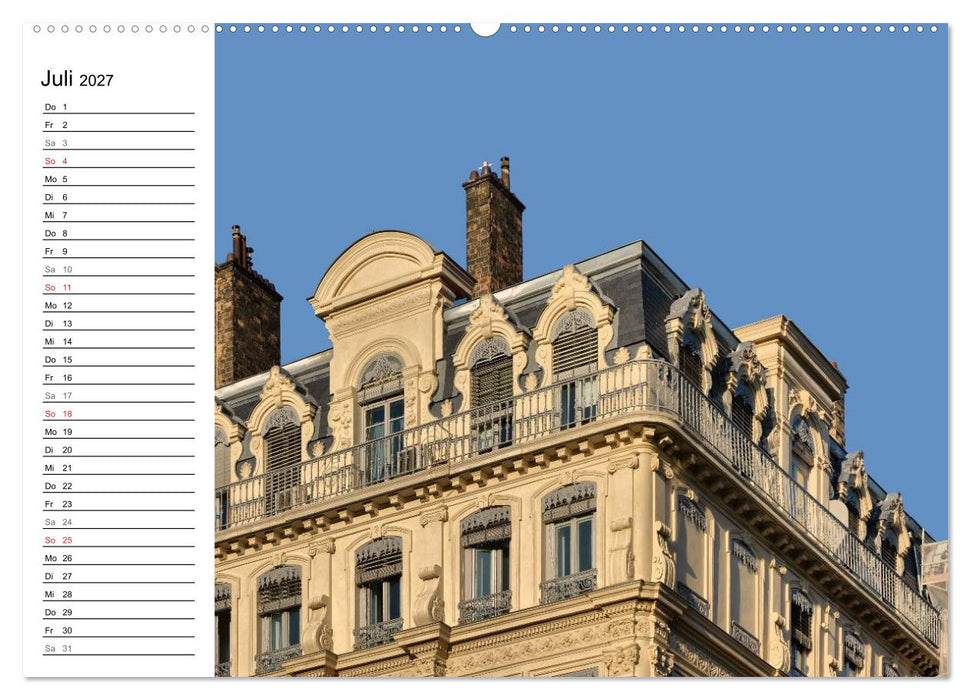 Frankreichs große Städte - Lyon (CALVENDO Premium Wandkalender 2027)