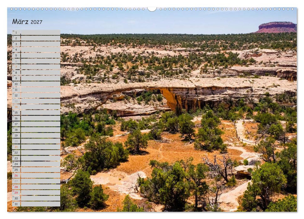 Die Canyons der USA (CALVENDO Wandkalender 2027)