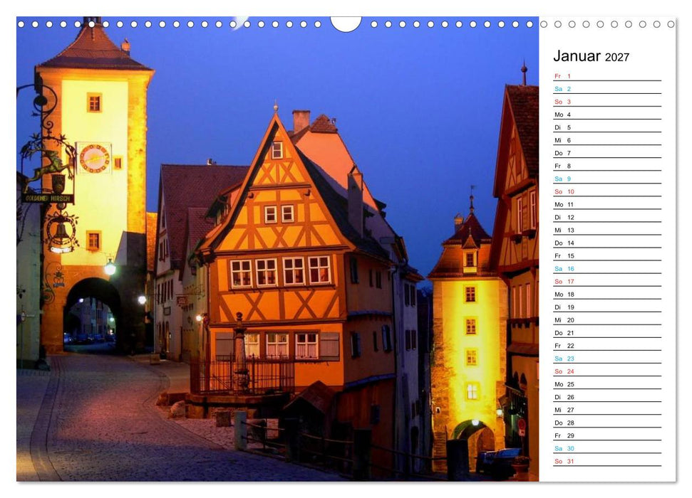 Traumziele in Europa (CALVENDO Wandkalender 2027)