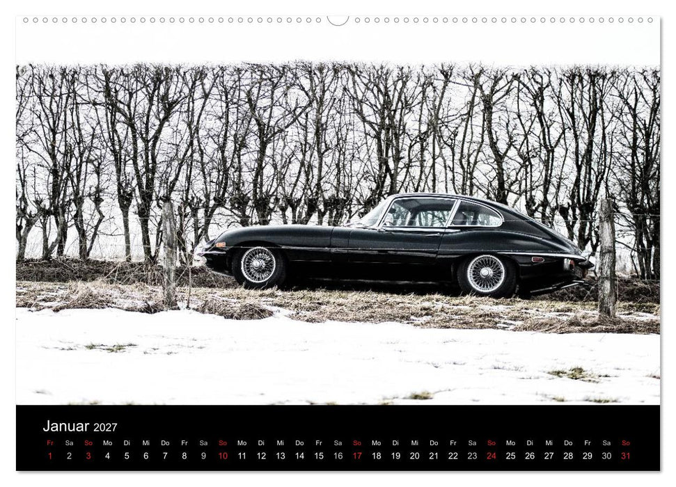 Jaguar E-Type 2027 (CALVENDO Premium Wandkalender 2027)