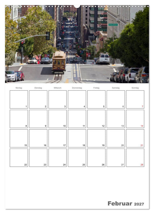 SAN FRANCISCO Terminplaner (CALVENDO Premium Wandkalender 2027)