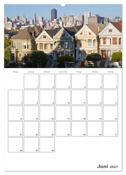 SAN FRANCISCO Terminplaner (CALVENDO Premium Wandkalender 2027)