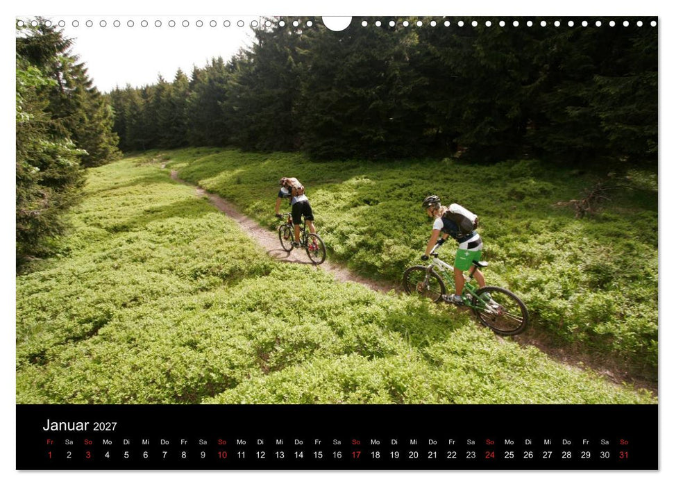 Mountainbike Abenteuer Deutschland (CALVENDO Wandkalender 2027)