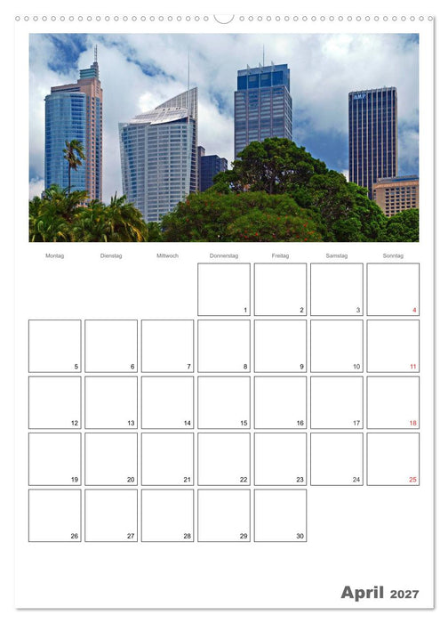 SYDNEY Terminplaner (CALVENDO Wandkalender 2027)
