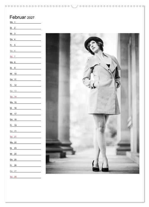 Mode in schwarz und weiß (CALVENDO Premium Wandkalender 2027)
