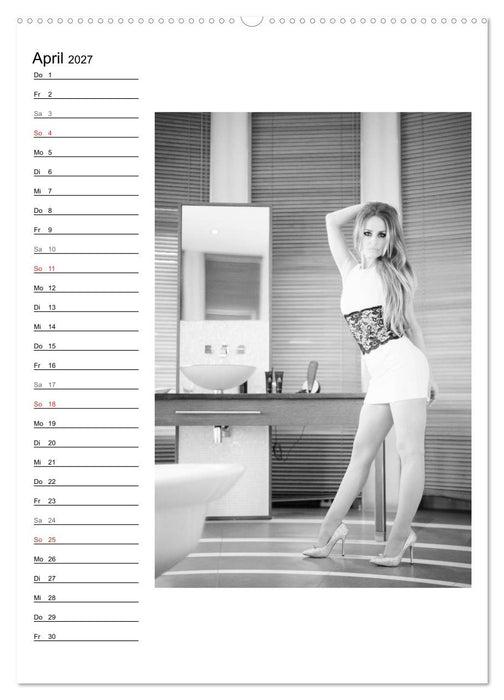 Mode in schwarz und weiß (CALVENDO Premium Wandkalender 2027)