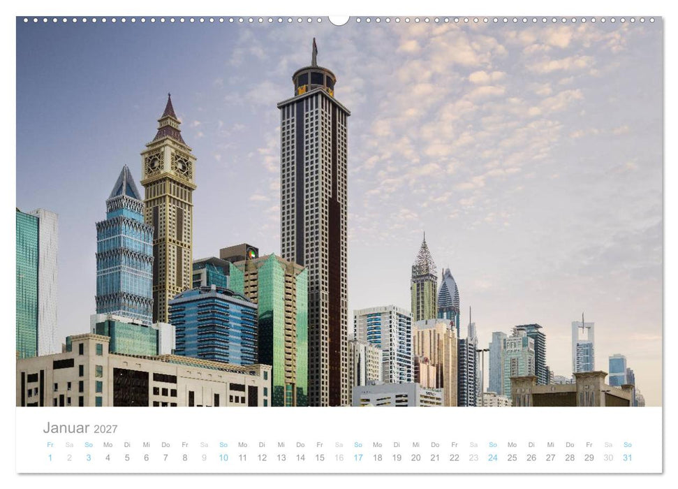 Dubai Architektur 2027 (CALVENDO Wandkalender 2027)
